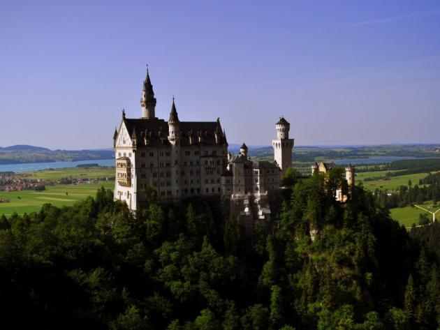 Neuschwanstein Castle from Marienbrucke, Germany